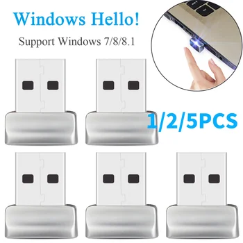 1/2/5 KS PC, Notebook Zámok Biometrické Skener Notebook na Windows 10 Dobrý deň, PC, Notebook, snímač Odtlačkov prstov Heslo-Free Prihlásiť sa