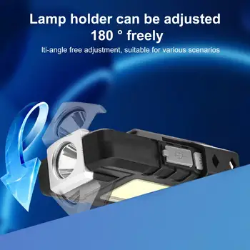 1 Sada Magnetických LED Beží Svetlo Super Jasná Nabíjateľná Noc Jogging LED Lampa Športových Dodávky