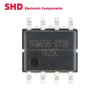 10pcs SGM706 SGM706-SYS8G/TR SOIC-8 Mikroprocesor Monitorovanie Okruhu Pôvodný Čip