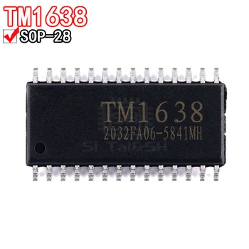 10PCS TM1638 SOP28 LED nixie ovládač čipu IC patch