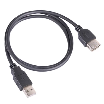 10pcs/veľa black 1.8 m USB 2.0 Extender Kábel Typu Samec Samica Predlžovací Kábel USB