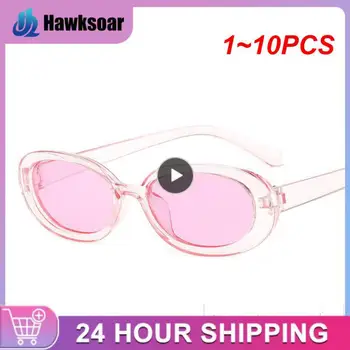 1~10PCS Retro slnečné Okuliare pre Ženy, Malé, Oválne Rámom Slnečné Okuliare Módne Odtiene Polarizované Okuliare UV400 Okuliare