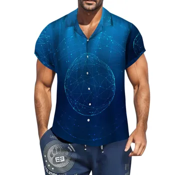 2023 lete nové príležitostné osobnosti muž pláž, vonkajší vytlačené tričko street wear, blúzky, topy na jar jeseň podnikania