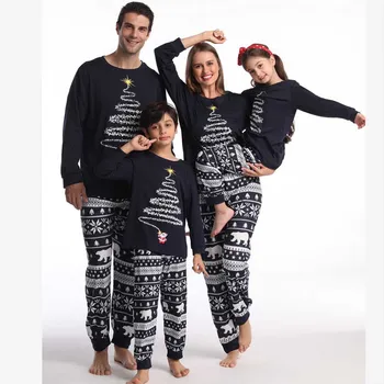 2023 Nový Rok Módne Vianoce Pyžamo Nastaviť Matka Deti Oblečenie 2Pc Oblečenie Sady Pre Rodiny Zodpovedajúce Oblečenie, Pyžamá Sleepwear