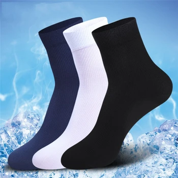 2023 pánske Bavlnené Ponožky Nové Štýly 10 Párov / Veľa Black Business Mužov Ponožky Priedušná Jar Leto Pre Mužov