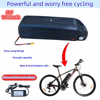 52V 15000mAh Lítiová Batéria Nabíjateľná Pre Hailong Elektrický Bicykel 1500W Polly DP-9 Samsung 20 25 30 35 40 50 60ah Skúter
