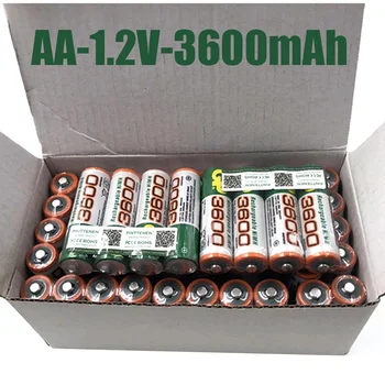 Aa Nabíjateľné Batérie Pilas Recargables Aa 3600mah 1.2 V Ni-mh Batéria AA Batérie Iba Zväzok