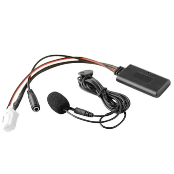 Auto Bluetooth 5.0 Aux Vstup Audio Kábel Mikrofón Handsfree Adapter 8Pin konektorom na Nissan Sylphy Tiida Qashqai Geniss