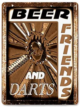 Dart Board Kovové Pivo Prihlásiť Zábavné Vintage Štýl, Bar, Pub Mancave Herňa Stenu Dekor Kov Maľovanie Kovových Plagát Kovová Doska