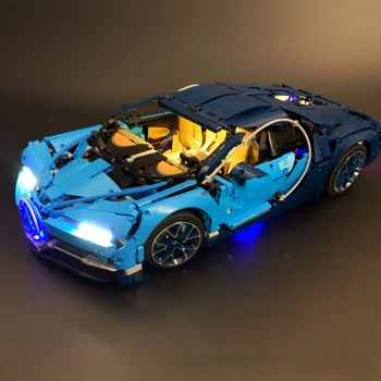 Diaľkové Ovládanie LED Osvetlenie Držiak pre 42083 Bugattis Chiron Auto stavebným Tehly HOBBY Hračky pre Chlapcov Iba Svetlo Nastaviť Č Model