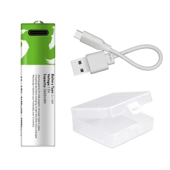 E56B 1,5 V AA Li-ion Batéria Li-polymér S USB Nabíjateľné Lítium-USB nabíjačkou USB Kábel
