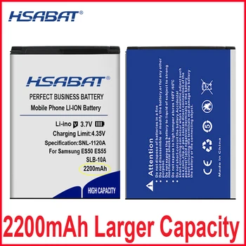 HSABAT 0 Cyklus 2200mAh SLB-10A Batéria pre Samsung PL50 PL60 PL65 P800 SL820 WB150F WB250F WB350F WB750 WB800F WB500 Akumulátor