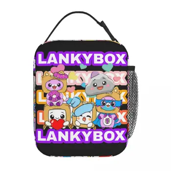 Lankybox Tepelne Izolované Obed Tašky Skalnaté Lišácký Vzor Prenosné Bento Box Tepelnej Chladnejšie Lunch Box