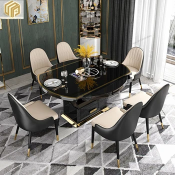 Luxusné Skladací Stôl S Indukčné Varenie Multifunkčné Inteligentné Jedálenský Stôl Pre Malé Domáce Rozšírenie Ryža Tabuľka