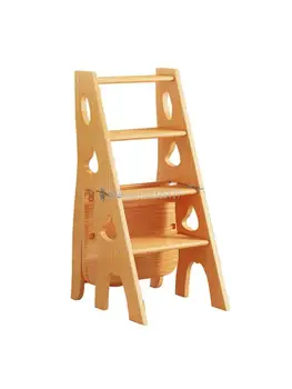 Masívneho dreva rebrík stoličky domov rebrík stoličky s dvojakým použitím, American multi-function rebrík skladací rebrík stolice lezenie pedál štyri-krok
