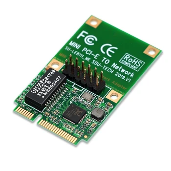 Mini Pcie x1 Gigabit Ethernet Karty 1000mbps Mini Pcie RJ-45 Lan Adaptér N2UB