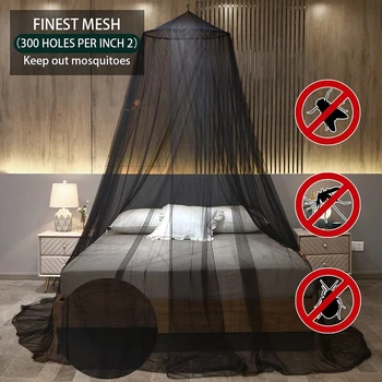 Mosquito Net V Lete Šifrované Skladacie Mosquito Net Kazetového Podhľadu Univerzálny Typ Black Mosquito Net Doma A Vonku