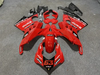 Motocykel Kapotáže súprava sa hodí Ducati V4S 17 18 19 2021 22 rokov V4 2017 2018 2019 2020 2021 2022 Kapotáže Black red motocykel shell