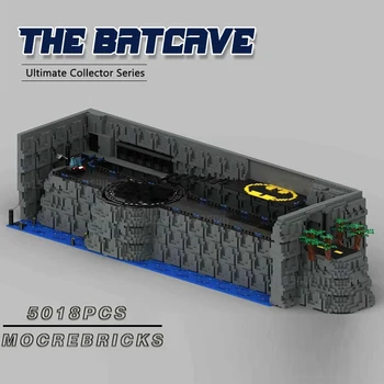Na Batcave Moc Stavebné Bloky UCS Na Batty, parkovisko Technológie Tehly DIY Tvorivá Zostava Displeja Hračky, Vianočné Darčeky