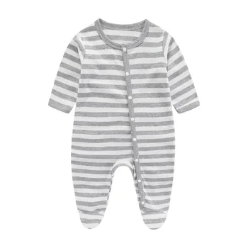 Novorodenca Jumpsuit Oblečenie Baby Chlapci, Dievčatá, Bavlna S Dlhým Rukávom Romper 0-6 Mesiac