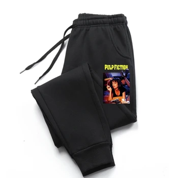 Nové Letné Populárne Celulózy Fantasy Plagát 1994 Quentin Tarantino Mužov nohavice pánske Premium Bavlna Shoer Rukáv Muž nohavice nohavice