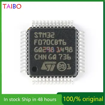 STM32F070CBT6 LQFN48 STM32F070CBT6TR Microcontroller Čipu IC Integrovaný Obvod Pôvodnej Značky Nových STM32F070