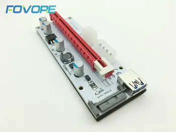 Stúpacie Biela 008S NGFF M. 2 PCIE PCI-E 1X 2X 4X 8X 16X USB 3.0 Karty Adaptéra 60 cm Dátový Kábel pre BTC Bitcoin Ťažba Baník Antminer