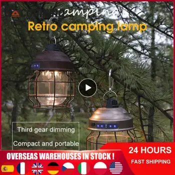Typ-c Nabíjanie Camping Svetlá Bezpečné Kovové Závesné Svietidlá Multi-funkcie 3600mah Turistika Lampy Vonkajšie Svietidlo Usb Nabíjanie