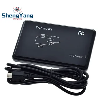 TZT RFID Reader USB Port EM4100 TK4100 125khz ID Bezkontaktné Citlivosť Smart Card Podpora Okno Systém Linux