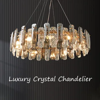 Umenie Luster LED Prívesok na Čítanie Svetlo Postmoderných Crystal Luxusné Jedáleň, Obývacia Nové Zavesenie Spálne Lobby Domov Deco