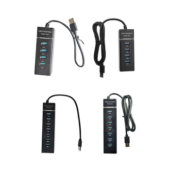 Univerzálna USB Hub pre Dokovaciu Stanicu 1 na 7/1 pre 4 USB3.0 Splitter Plug-and-Play,