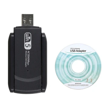 USB3.0 Adaptéra WiFi Dual Band 2.4 G/5.0 G Mini Bezdrôtová Karta Wifi +Anténa N2UB